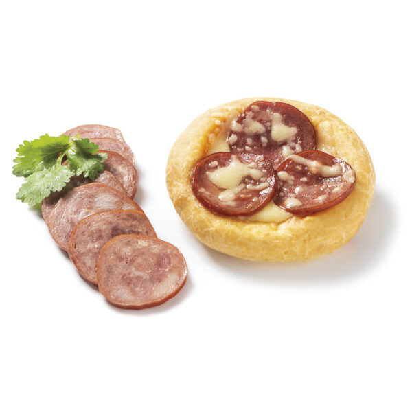 Catapizza de Calabresa - Mini Pizza com Massa de Pão de Queijo